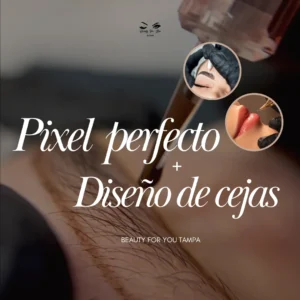 Píxel perfecto + diseño de cejas