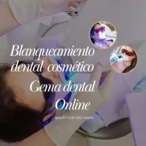 Blanqueamiento dental y gema